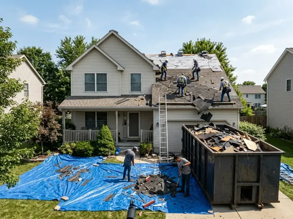 roof-replacement-debris-remova-004 — frequently asked questions, Cheapest Dumpster Rentals in Vestavia Hills, AL